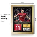 Chris Wood Signed Football Memorabilia – Framed Autograph Display with Nottingham Forest & New Zealand Tribute – Premier League Collectible Gift for Fans
