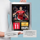 Chris Wood Signed Football Memorabilia – Framed Autograph Display with Nottingham Forest & New Zealand Tribute – Premier League Collectible Gift for Fans