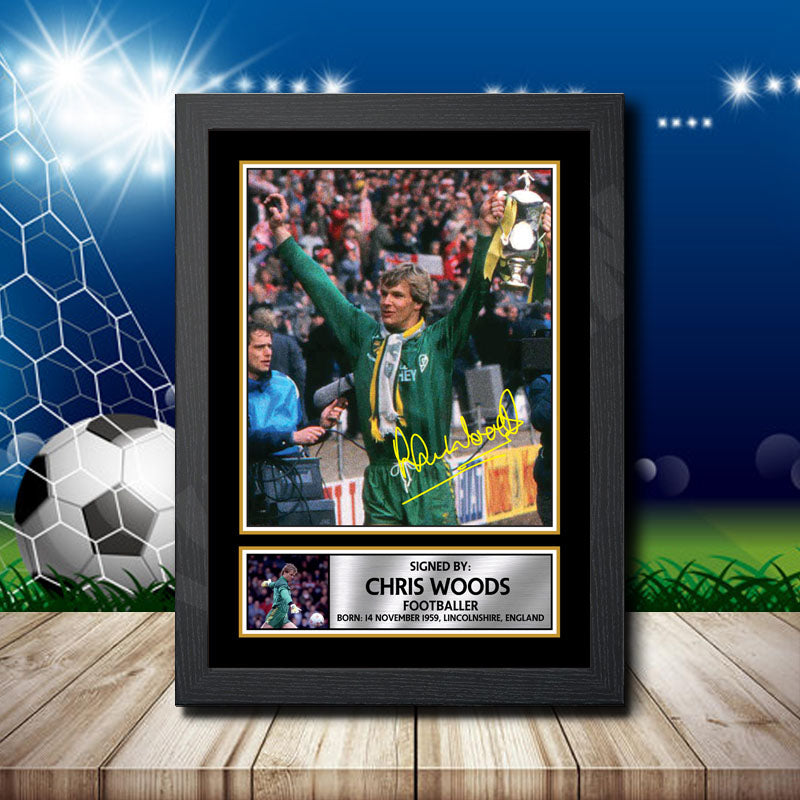 Chris Woods Printed Signature Footballers Star Poster Print Framed Wall Art Gift – Chris Woods Printed Signature Footballers Star Poster Print