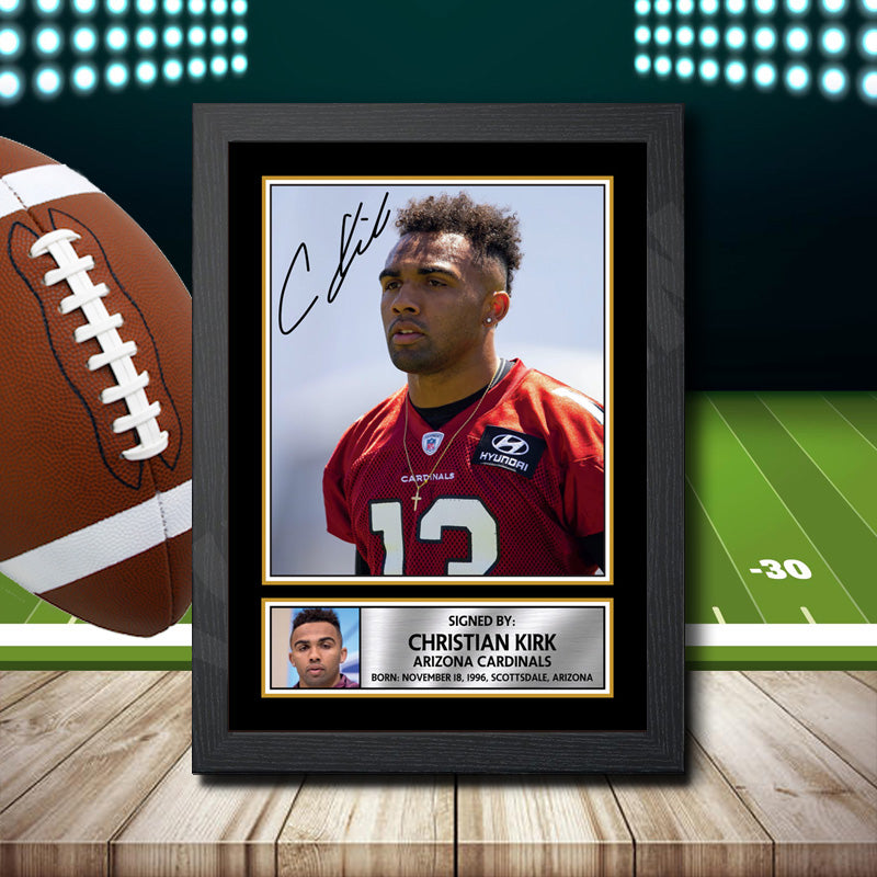 Christian Kirk 1 – Printed Signature NFL Star Print – Christian Kirk 1