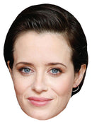 Claire Foy - Queen Elizabeth II The Crown Celebrity Face Mask Fancy Dress Cardboard Costume Mask