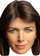 Claudia Harrison Celebrity Face Mask Fancy Dress Cardboard Costume Mask