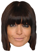 Claudia Winkleman Celebrity Face Mask Fancy Dress Cardboard Costume Mask
