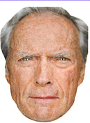 Clint Eastwood Celebrity Face Mask Fancy Dress Cardboard Costume Mask