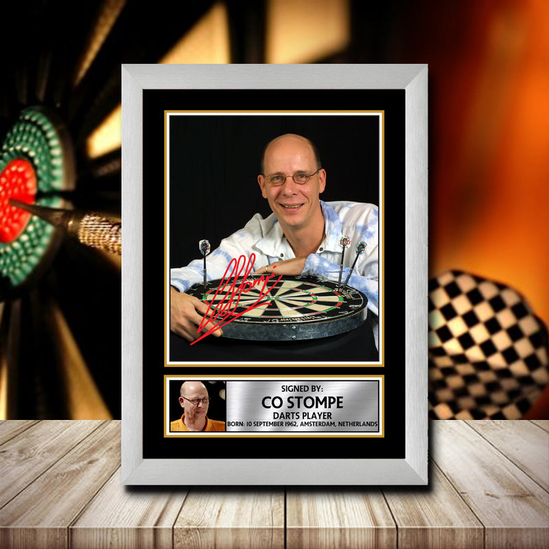 Co Stompé Printed Signature Darts Star Poster Print Framed Wall Art Gift – Co Stompé Printed Signature Darts Star Poster Print
