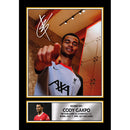 Cody Gakpo Signed Autographed Photo Poster – Liverpool F.C. & Netherlands Football Memorabilia – Collectible Print with Signature & Plaque – Premier League Star Tribute