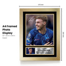 Cole Palmer Signed Autographed Photo Poster – Chelsea F.C. & England Football Memorabilia – Collectible Print with Signature & Plaque – Premier League Rising Star Tribute