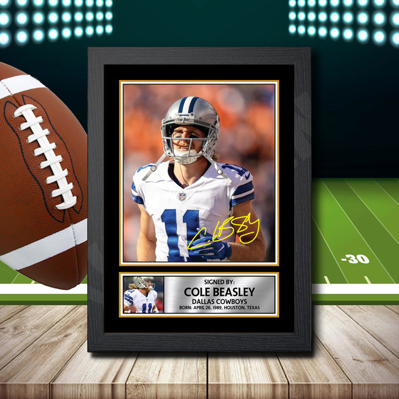 Cole Beasley 2 – Printed Signature NFL Star Print – Cole Beasley 2
