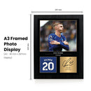 Cole Palmer Signed Poster Print – Chelsea FC Tribute Wall Art with Signature Panel & Jersey Number – England Midfielder Memorabilia for Fans & Collectors