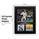 Cole Palmer England Signed Poster Print – England National Football Team Wall Art – Cole Palmer Signature Style Football Poster – Soccer Fan Gift Decor
