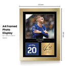 Cole Palmer Signed Poster Print – Chelsea FC Tribute Wall Art with Signature Panel & Jersey Number – England Midfielder Memorabilia for Fans & Collectors
