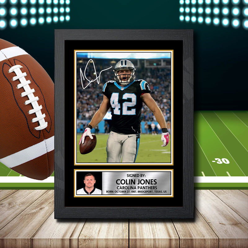 Colin Jones 1 – Printed Signature NFL Star Print – Colin Jones 1