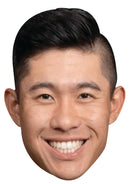 Collin Morikawa Golf Celebrity Face Mask Fancy Dress Cardboard Costume Mask