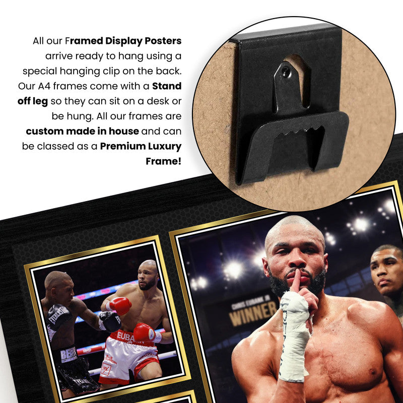 Conor Benn vs Chris Eubank Jr Fight Night Framed Photo Display – 26 April 2025 Tottenham Hotspur Stadium – Boxing Memorabilia Gift – Multiple Frame Options