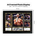 Conor Benn vs Chris Eubank Jr Printed Signature Poster – Fight Night Collage Wall Art – 26 April 2025 Tottenham Stadium Boxing Memorabilia for Fans & Collectors