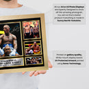 Conor Benn vs Chris Eubank Jr Printed Signature Poster – Fight 2 Collage Wall Art – 15 Nov 2025 Tottenham Stadium Boxing Memorabilia for Fans & Collectors