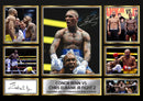 Conor Benn vs Chris Eubank Jr Printed Signature Poster – Fight 2 Collage Wall Art – 15 Nov 2025 Tottenham Stadium Boxing Memorabilia for Fans & Collectors