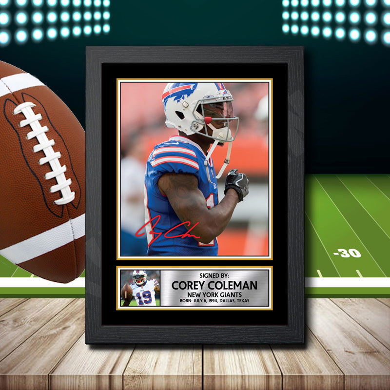 Corey Coleman 2 – Printed Signature NFL Star Print – Corey Coleman 2