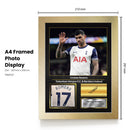 Cristian Romero Signed Football Memorabilia – Framed Autograph Display with Tottenham Hotspur & Argentina Tribute – Collector’s Gift