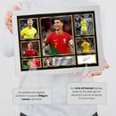 Cristiano Ronaldo - Footballer - Autographed Poster Print Photo Signature GIFT