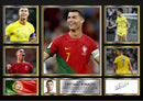 Cristiano Ronaldo - Footballer - Autographed Poster Print Photo Signature GIFT