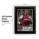 Cryscencio Summerville West Ham United Poster Print – Signed Autograph Style Football Wall Art  – Framed or Unframed – Gift for Fans
