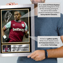 Cryscencio Summerville West Ham United Poster Print – Signed Autograph Style Football Wall Art  – Framed or Unframed – Gift for Fans