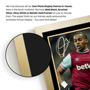 Cryscencio Summerville West Ham United Poster Print – Signed Autograph Style Football Wall Art  – Framed or Unframed – Gift for Fans