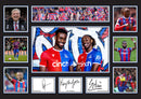 Crystal Palace Premier League Football Team Framed Autographed Print - Limited Edition Autograph Fan Gift – Collectible Memorabilia Merchandise