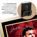 Curtis Jones Signed Autographed Photo Poster – Liverpool F.C. Collectible Print with Signature & Plaque – Premier League Memorabilia for Reds Fans – Tribute to Midfield Maestro