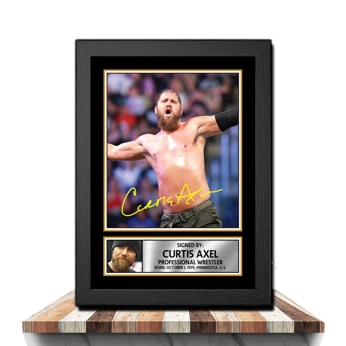 Curtis Axel M986 Wrestling Printed Signature Poster Print Gift