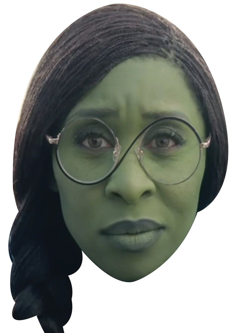 Cynthia Erivo - Elphaba - Wicked Celebrity Face Mask Fancy Dress Cardboard Costume Mask