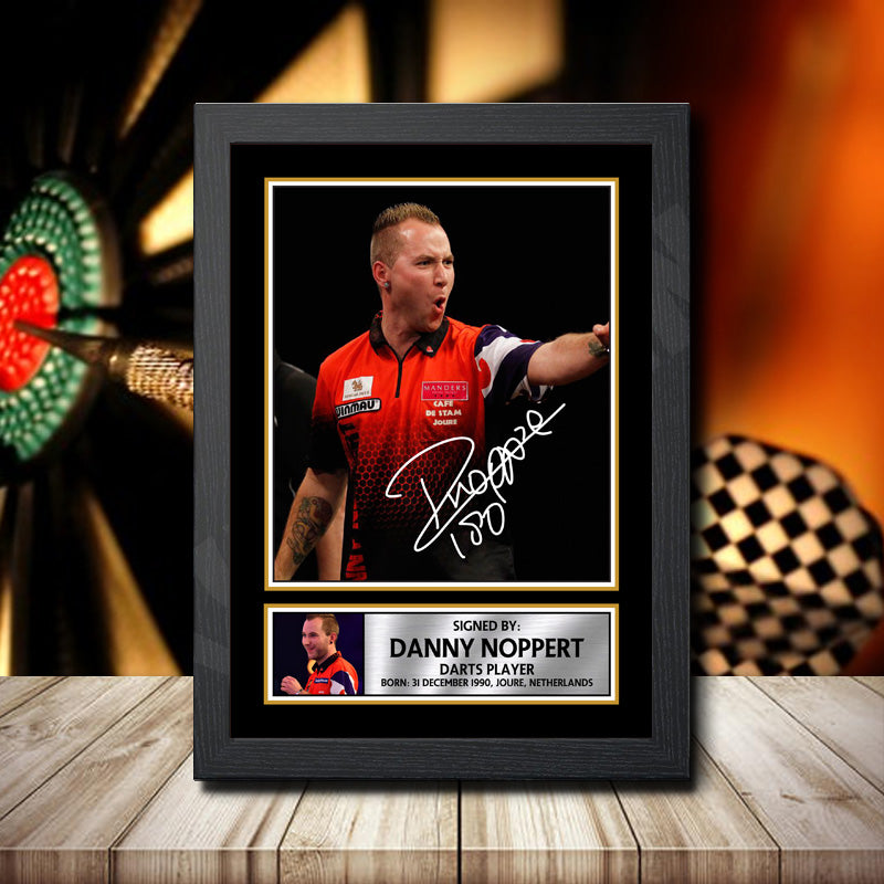 Danny Noppert Printed Signature Darts Star Poster Print Framed Wall Art Gift – Danny Noppert Printed Signature Darts Star Poster Print