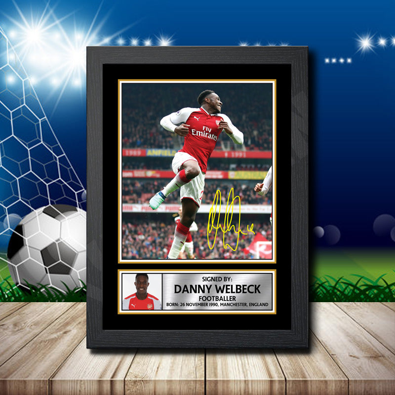 Danny Welbeck Printed Signature Footballers Star Poster Print Framed Wall Art Gift – Danny Welbeck Printed Signature Footballers Star Poster Print