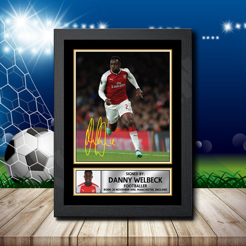Danny Welbeck 2 Printed Signature Footballers Star Poster Print Framed Wall Art Gift – Danny Welbeck 2 Printed Signature Footballers Star Poster Print