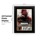 Daredevil Born Again Printed Autograph Poster – Charlie Cox Marvel TV Series Wall Art – Matt Murdock Superhero Collectible Movie Poster Print