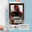 Daredevil Born Again Printed Autograph Poster – Charlie Cox Marvel TV Series Wall Art – Matt Murdock Superhero Collectible Movie Poster Print