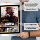 Daredevil Born Again Printed Autograph Poster – Charlie Cox Marvel TV Series Wall Art – Matt Murdock Superhero Collectible Movie Poster Print