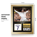 David Beckham England Signed Poster Print – Football Wall Art – Printed Autograph Soccer Memorabilia – England National Team Fan Gift & Sports Bedroom Decor