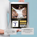 David Beckham England Signed Poster Print – Football Wall Art – Printed Autograph Soccer Memorabilia – England National Team Fan Gift & Sports Bedroom Decor