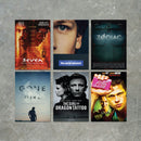 David Fincher Movies and Film Poster Print Packs - 6 POSTERS (A6, A5, A4, A3)