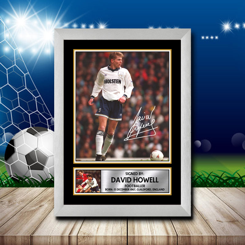 David Howells Printed Signature Footballers Star Poster Print Framed Wall Art Gift – David Howells Printed Signature Footballers Star Poster Print