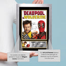Deadpool & Wolverine Printed Autograph Poster – Ryan Reynolds & Hugh Jackman Marvel Movie Wall Art – Superhero Film Memorabilia Print