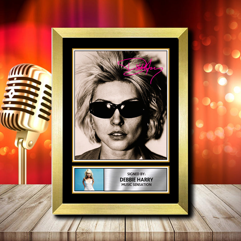 Debbie Harry Blondie – Printed Signature Music Star Print – Debbie Harry Blondie