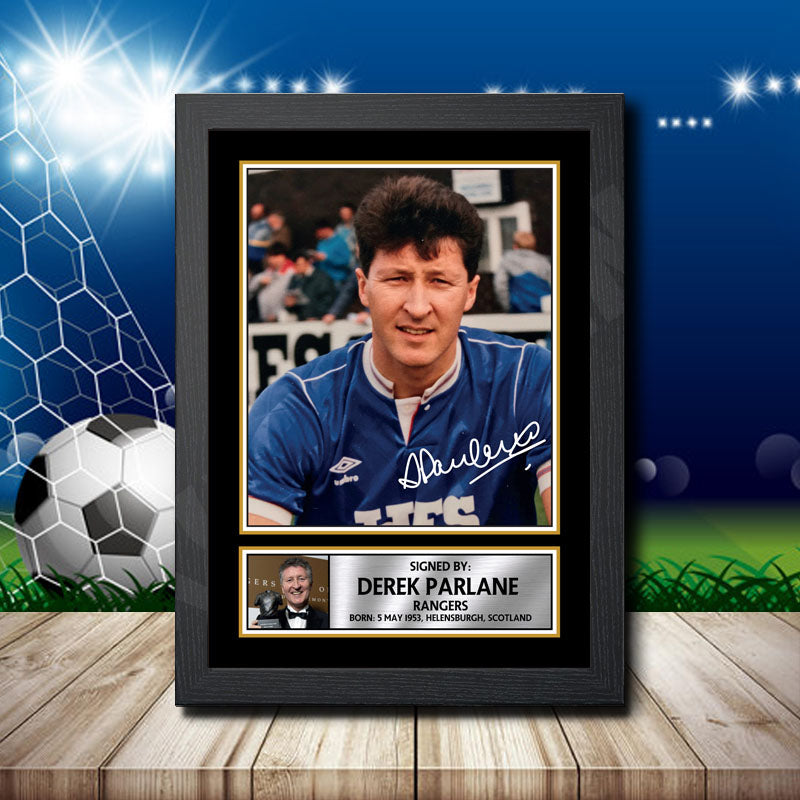 Derek Parlane 2 Printed Signature Footballers Star Poster Print Framed Wall Art Gift – Derek Parlane 2 Printed Signature Footballers Star Poster Print