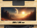 Extra Large Gaming Mouse Mat (800mm x 300mm) - Desert Moons Dune
