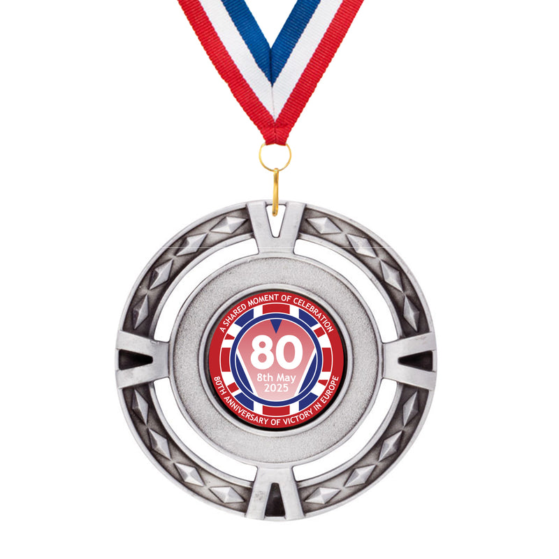 VE Day 80th Anniversary V-Tech Medals Design 1 - Special Edition