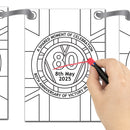 VE Day 80th Anniversary COLOUR IT YOURSELF Party Bunting Design 1 - Special Edition