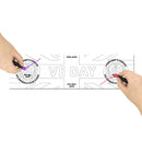 VE Day 80th Anniversary COLOUR IN YOURSELF Small Paper Banners (Set of 2) Design 2 - Special Edition