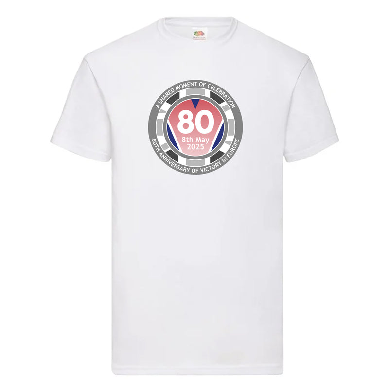 VE Day 80th Anniversary T-Shirt Design 3 (6 Colours) - Special Edition